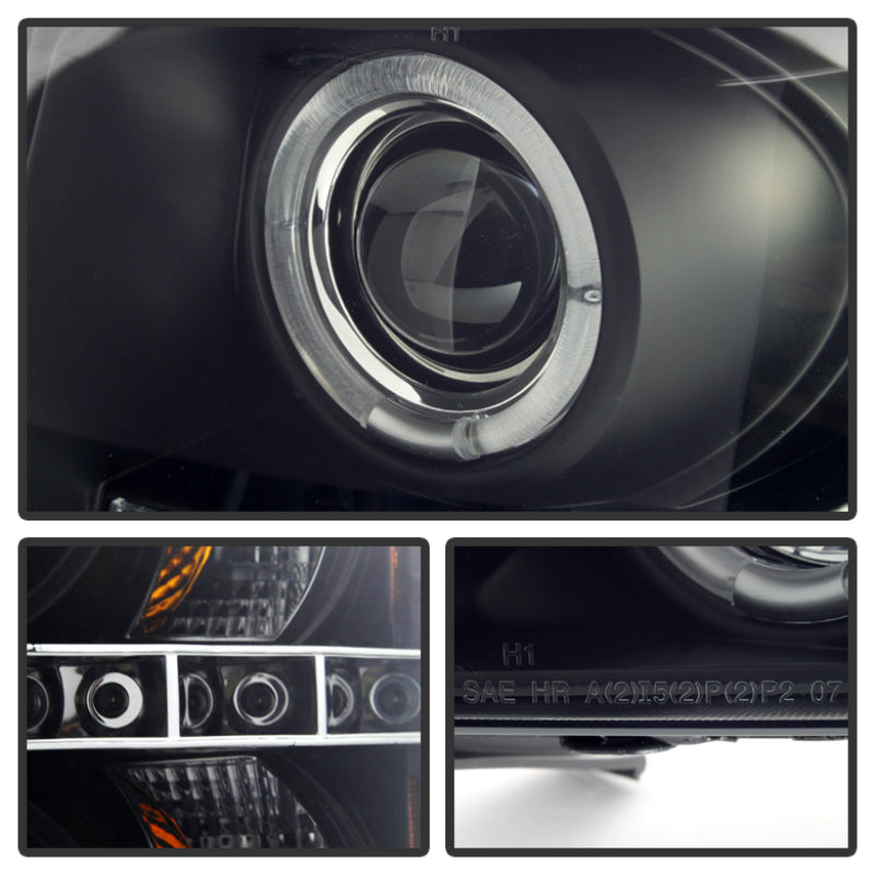 Spyder Chevy Silverado 1500/2500 07-13 Projector Headlights LED Halo LED Blk Smke PRO-YD-CS07-HL-BSM 5078322 5078322 User 1