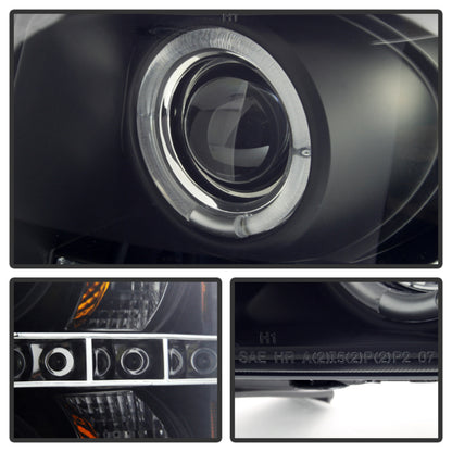 Spyder Chevy Silverado 1500/2500 07-13 Projector Headlights LED Halo LED Blk Smke PRO-YD-CS07-HL-BSM 5078322 5078322 User 1