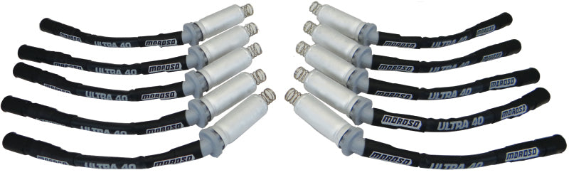Moroso Ignition Wire Set, Ultra 40, Sleeved, Dodge Viper 08-17, Black 73512 Photo - Primary