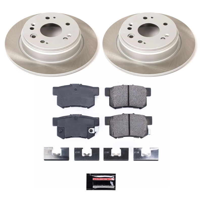 PowerStop Power Stop 02-04 Honda CR-V Rear Semi-Coated Rotor Kit SC6172 SC6172 Photo - Primary
