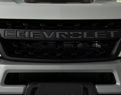 Putco 2020 Chevy Silverado HD - Grille Letters - Black Platinum Chevrolet Letters 55553BPGM 55553BPGM Photo - Primary