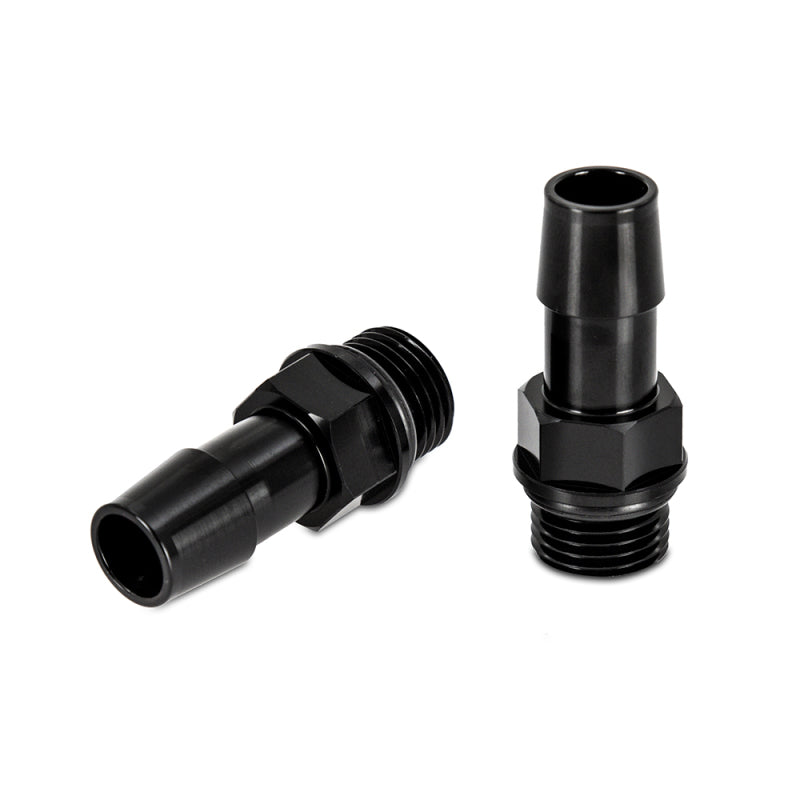 Mishimoto 16X1.5 TO 1/2in. Hose Barb Aluminum Fittings (Pack of 2) MMFT-M16-12BK MMFT-M16-12BK User 1