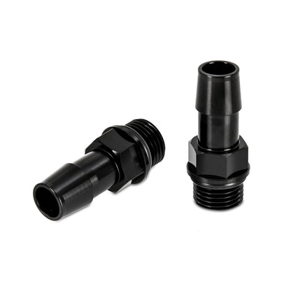 Mishimoto 16X1.5 TO 1/2in. Hose Barb Aluminum Fittings (Pack of 2) MMFT-M16-12BK MMFT-M16-12BK User 1