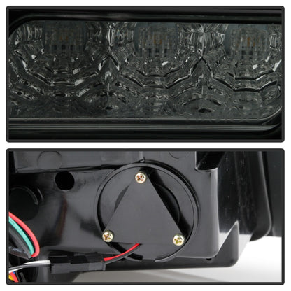 Spyder 10-12 Ford Mustang Light Bar Seq Turn Signal LED Tail Lights - Smoke ALT-YD-FM10-LED-SM 5085115 5085115 Photo - Unmounted