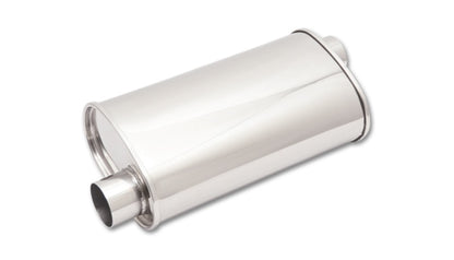 Vibrant STREETPOWER Oval Muffler, 2.5" inlet/outlet (Offset-Offset) 1126 Photo - Primary