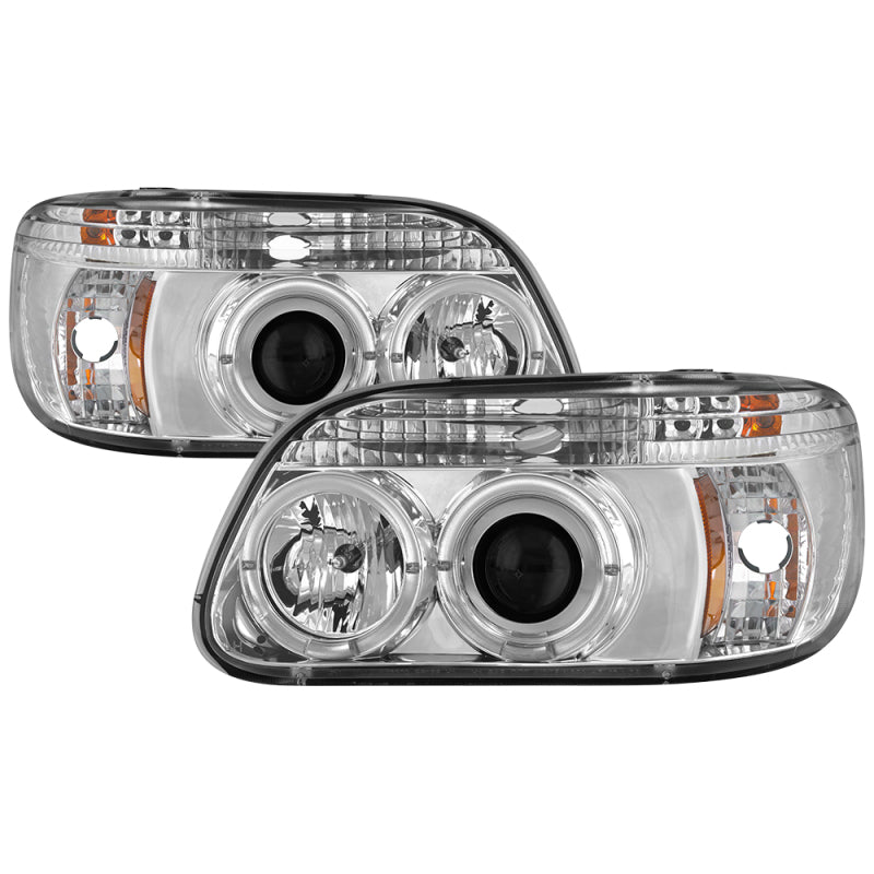 Spyder Ford Explorer 95-01 1PC Projector Headlights LED Halo Chrm PRO-YD-FEXP95-HL-1PC-C 5010148 5010148 Photo - Primary