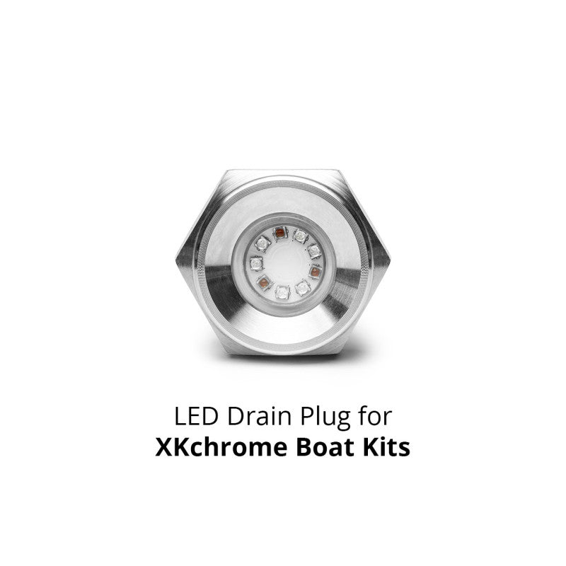 XKGLOW XK Glow Drain Plug IP 68 Marine Underwater Light 13.5W 1/2in XK075003