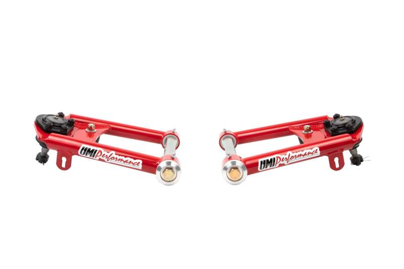 UMI Performance 73-87 GM C10 Street Performance Upper Control Arms - Red 6433-R 6433-R Photo - Primary