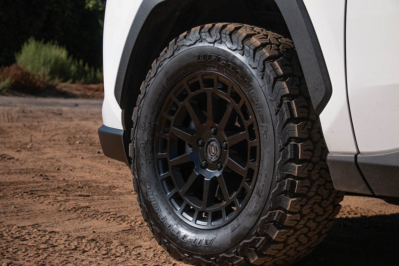 ICON Journey 17x8 5x4.5 38mm Offset 6in BS Satin Black Wheel 7117806560SB 7117806560SB Photo - Mounted