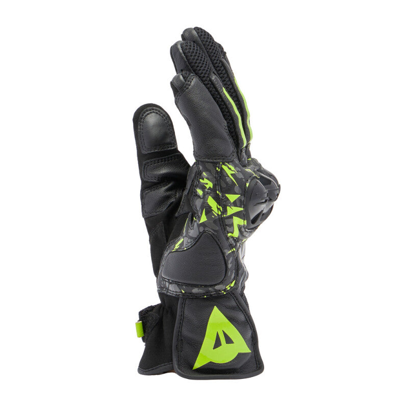 Dainese Mig 3 Unisex Leather Gloves Black/Anthracite/Yellow Fluorescent - Medium 201815934-P18-M 201815934-P18-M User 1