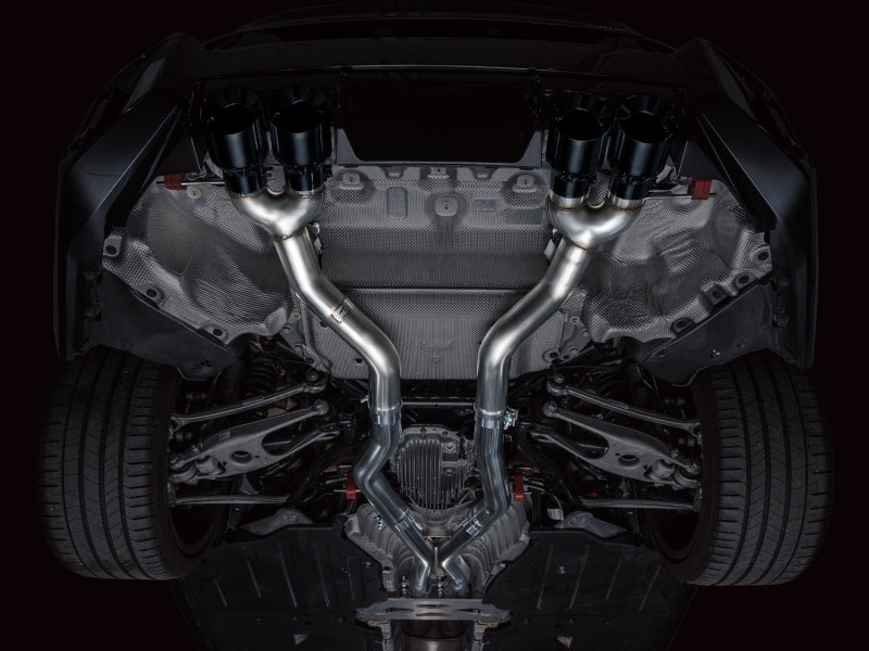 AWE Tuning 23-24 BMW G87 M2 Track Edition Exhaust - Diamond Black Tips 3020-43487 3020-43487 Photo - Mounted