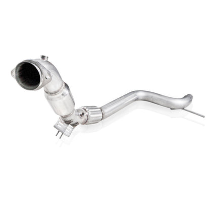 Stainless Works 2015-16 Mustang Downpipe 3in High-Flow Cats Factory Connection M15EDPCAT M15EDPCAT Photo - out of package