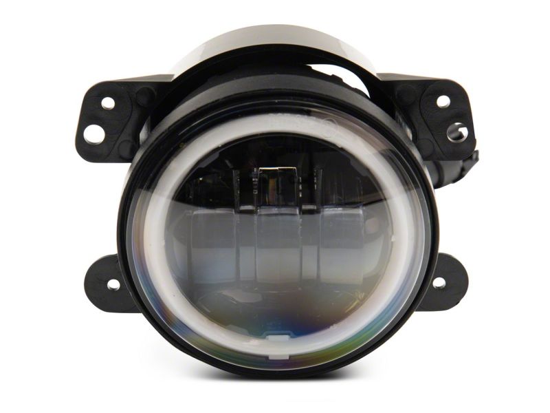 Raxiom 07-18 Jeep Wrangler JK Axial Series Halo LED Fog Lights- Amber J141994 J141994 Photo - Close Up