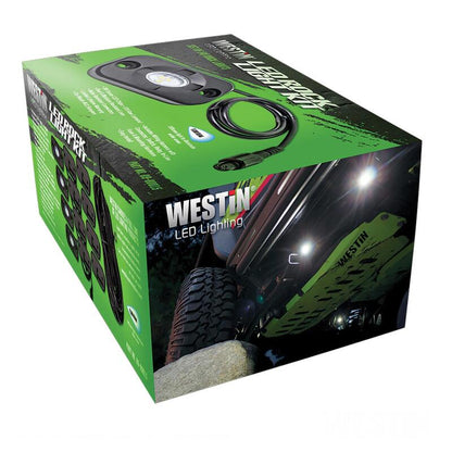 Westin Universal LED Rock Light Kit - 4 Lights - 14ft 9in Wiring Harness & Switch 09-80005 09-80005 Photo - in package