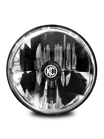 KC HiLiTES 7" Gravity® LED - Single Headlight - SAE/ECE - 40W Driving Beam - for 07-18 Jeep JK 4235 4235 Photo - Primary