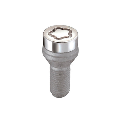 McGard Wheel Lock Bolt Set - 4pk. (Cone Seat) M12X1.5 / 17mm Hex / 22.2mm Shank Length - Chrome 27204 27204 Photo - Primary
