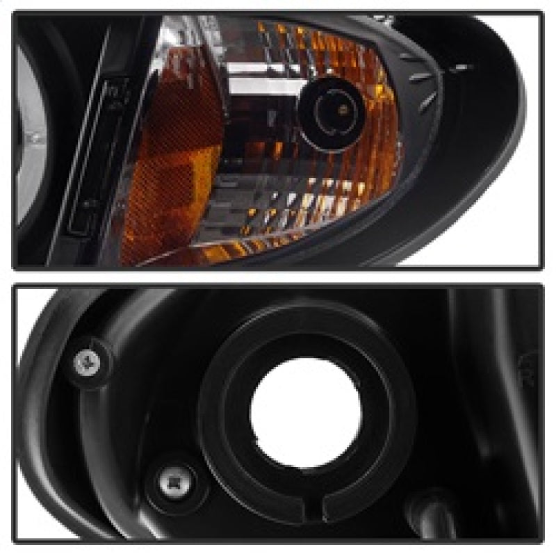 Spyder BMW E46 3-Series 02-05 4DR Projector Headlights 1PC LED Halo Blk PRO-YD-BMWE4602-4D-AM-BK 5042415 5042415 Photo - Unmounted