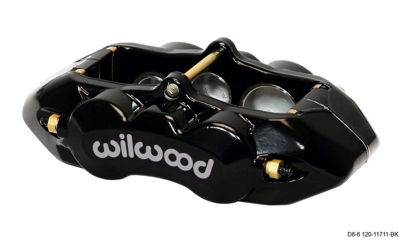 Wilwood Caliper-D8-6 R/H Front Black 1.88/1.38/1.25in Pistons 1.25in Disc 120-11711-BK 120-11711-BK Photo - Primary