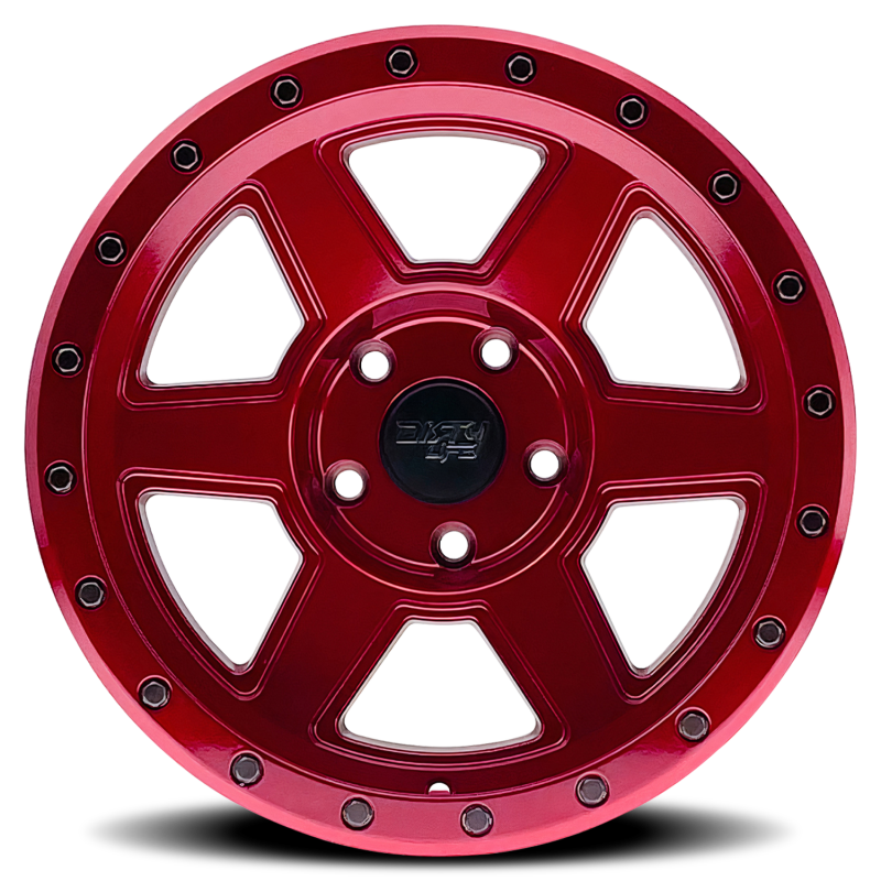 Dirty Life 9315 Compound 17x9 / 6x139.7 BP / -12mm Offset / 106mm Hub Crimson Candy Red Wheel 9315-7983R12 9315-7983R12 Photo - Primary