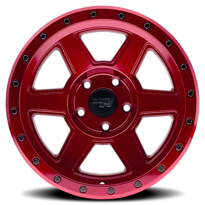 Dirty Life 9315 Compound 17x9 / 6x139.7 BP / -12mm Offset / 106mm Hub Crimson Candy Red Wheel 9315-7983R12 9315-7983R12 Photo - Primary