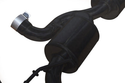 Injen 07-17 Jeep Wrangler JK 3.6L/3.8L 63mm Stealth Black Axle-back Exhaust w/ 4in Black Tips SES5004BLK SES5004BLK Photo - Unmounted