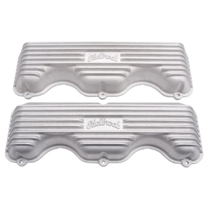 Edelbrock Valve Cover, Classic Series, Chevrolet, W 348/409 CID V8, Satin 41409 Photo - Primary