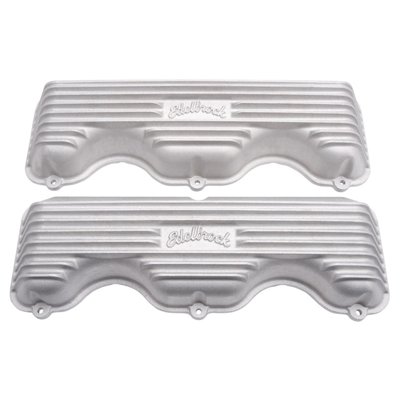 Edelbrock Valve Cover, Classic Series, Chevrolet, W 348/409 CID V8, Satin 41409 Photo - Primary