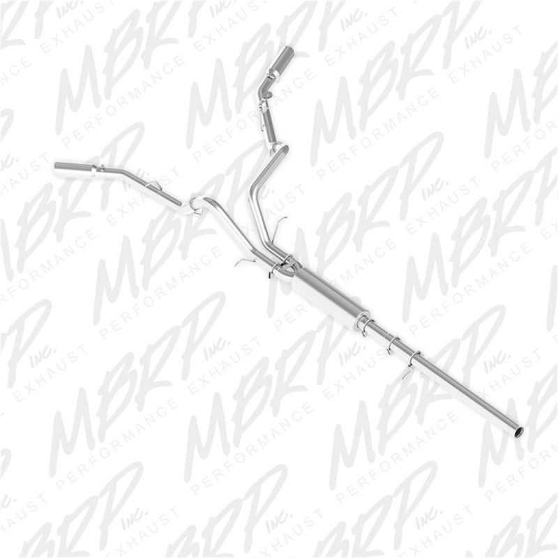 MBRP 14-UP GM 1500  4.3L V6 5.3L V8 3in Cat Back MBRS5082AL S5082AL Photo - Primary