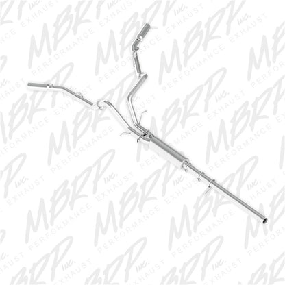 MBRP 14-UP GM 1500  4.3L V6 5.3L V8 3in Cat Back MBRS5082AL S5082AL Photo - Primary