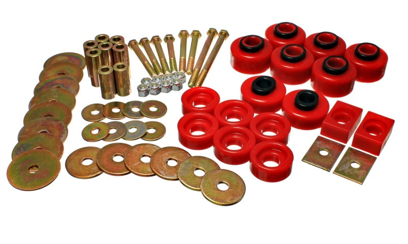 Energy Suspension Body Mount Set Red Ford F-150 Base 2001-2003 4.4115R Photo - Primary