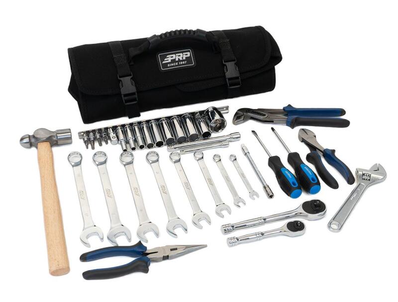 PRP Seats PRP 35pc Can-Am Roll Up Tool bag Tool kit - Black E112 E112 Photo - Primary
