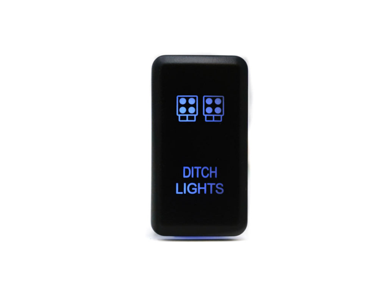 Cali Raised LED Cali Raised Tall Style Toyota Oem Style Ditch Lights Switch - Blue CR2392 CR2392 Photo - Primary