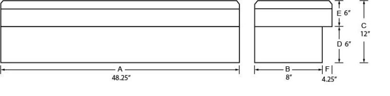 Tradesman Steel Side Bin Truck Tool Box (48in.) - Black 76748 76748 User 1