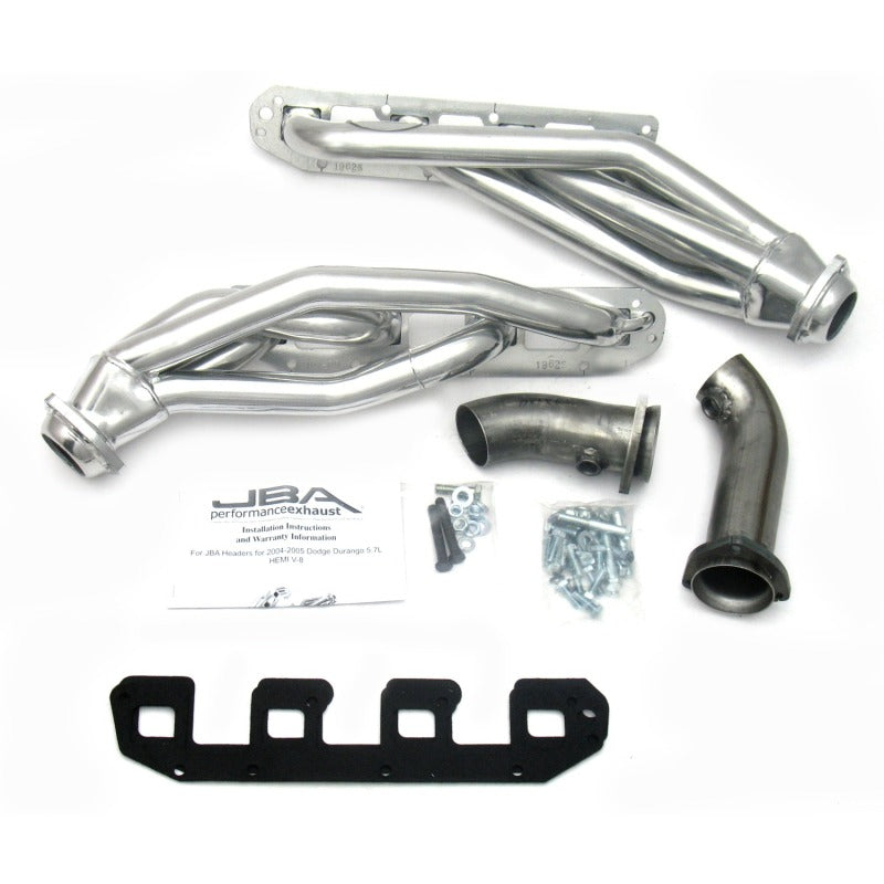 JBA 04-08 Dodge Durango 5.7L HEMI 1-5/8in Primary Silver Ctd Cat4Ward Header 1962SJS 1962SJS Photo - Primary