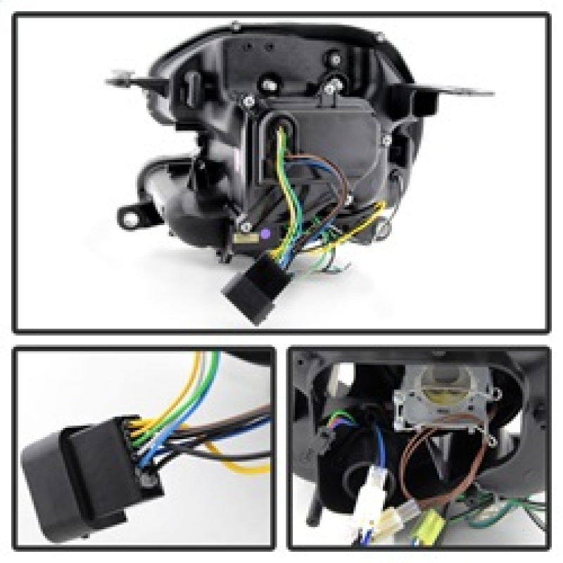 Spyder Mini Cooper 2010-2012 Projector Headlights Xenon/HID Model- DRL Blk PRO-YD-MC07-HID-DRL-BK 5080615 5080615 Photo - Unmounted