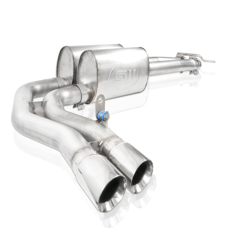 Stainless Works Chevy Silverado/GMC Sierra 2007-16 5.3L/6.2L Exhaust Before Passenger Rear Tire Exit CT14CBFT CT14CBFT Photo - out of package