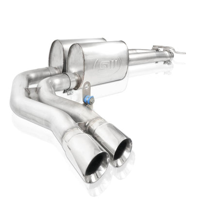 Stainless Works Chevy Silverado/GMC Sierra 2007-16 5.3L/6.2L Exhaust Before Passenger Rear Tire Exit CT14CBFT CT14CBFT Photo - out of package