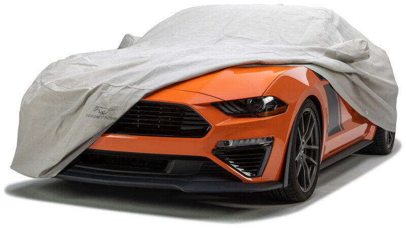 Covercraft 64-68 Ford Mustang Hrdtp Custom 3-Layer Moderate Climate Cover w/ Blk Mustang Pony Logo C15554FD11MC C15554FD11MC Photo - out of package