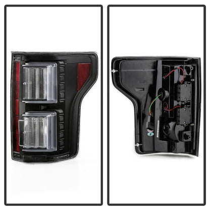 Spyder Ford F150 15-17 Light Bar LED Tail Lights (Not Compatible w/ Rear Blind Spot) - Black 5085948 5085948 Photo - Unmounted