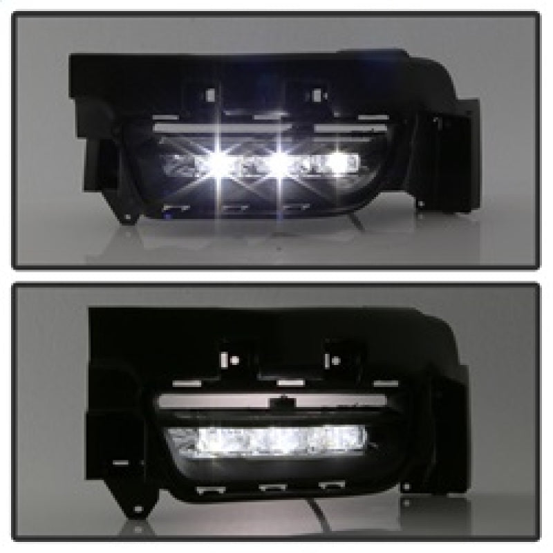 Spyder Dodge Charger 2015-2016 OEM LED Fog Lights W/Universal Switch- Clear FL-DCH2015-LED-C 5082985 5082985 Photo - Unmounted