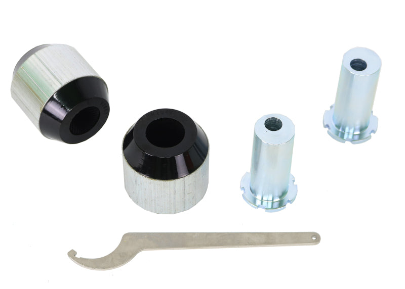 Whiteline 18-23 Kia Stinger Front Control Arm Lower Bushing Kit Double Offset KCA500 KCA500 Photo - Close Up
