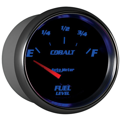 Autometer Gauge, Fuel Level, 2 5/8", 0E to 90F, Elec, Cobalt 7914 User 6