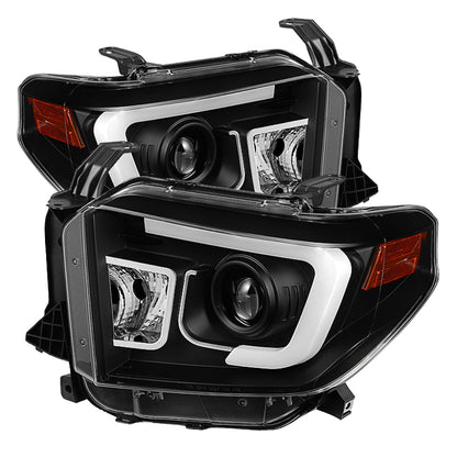 Spyder Toyota Tundra 2014-2016 Projector Headlights Light Bar DRL Black PRO-YD-TTU14-DRL-BK 5080158 5080158 Photo - Primary