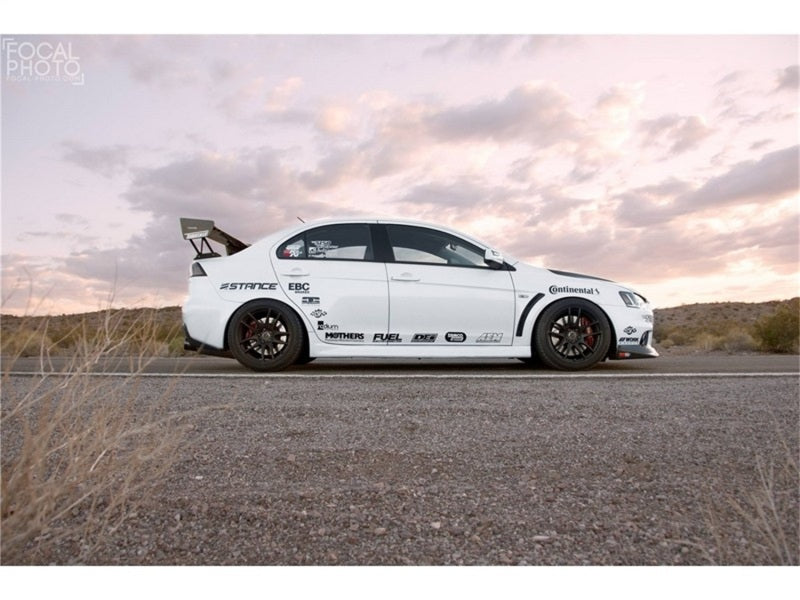 Spyder Mitsubishi Lancer/Evolution X 08-14 LED Tail Lights Blk ALT-YD-MITEVO1008-LED-BK 5030375 5030375 Photo - Mounted