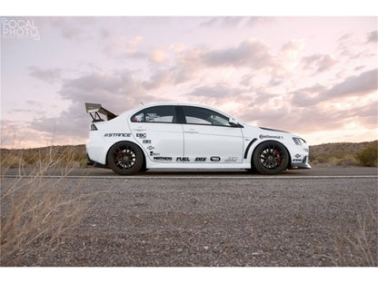 Spyder Mitsubishi Lancer/Evolution X 08-14 LED Tail Lights Blk ALT-YD-MITEVO1008-LED-BK 5030375 5030375 Photo - Mounted