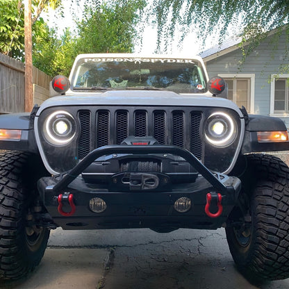 ORACLE Lighting Oracle Oculus Bi-LED Projector Headlights for Jeep JL/Gladiator JT - Matte Black - 5500K 5839-504 5839-504 Photo - lifestyle view