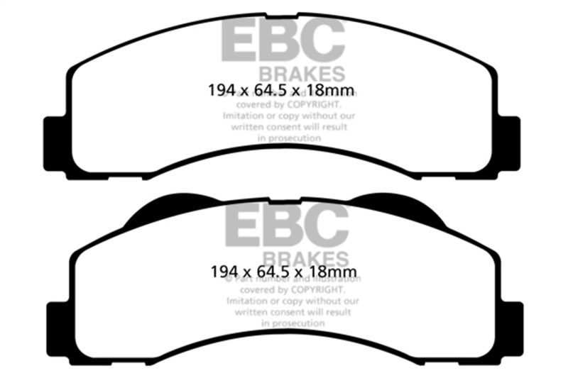 EBC Disc Brake Pad Set DP61855 Photo - Primary