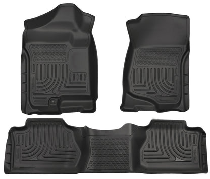 Husky Liners 07-12 Chevy Silverado/GMC Sierra Extended Cab WeatherBeater Combo 98211 Photo - Primary