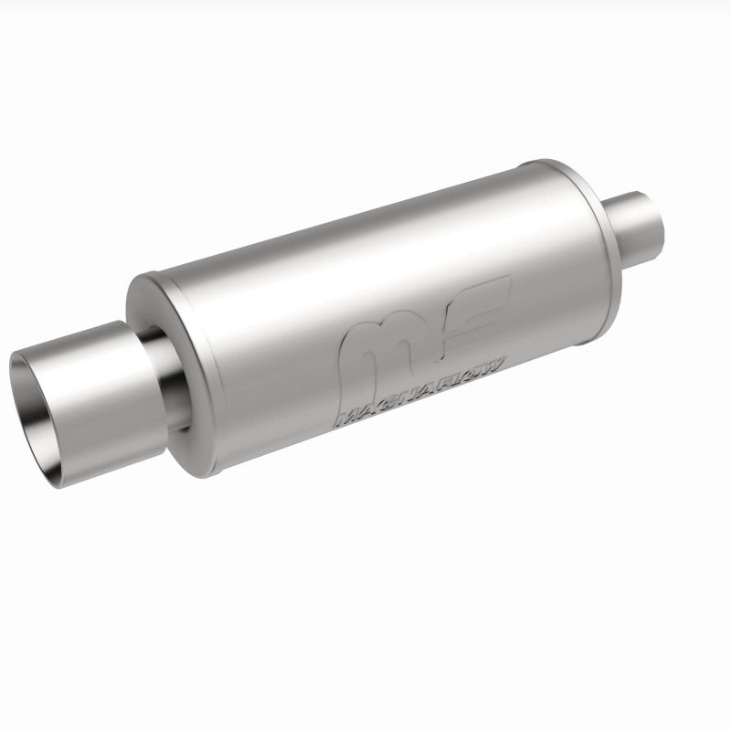 MagnaFlow 6" Round Center/Center Performance Muffler With Tip 14817 360 Degree Image Set