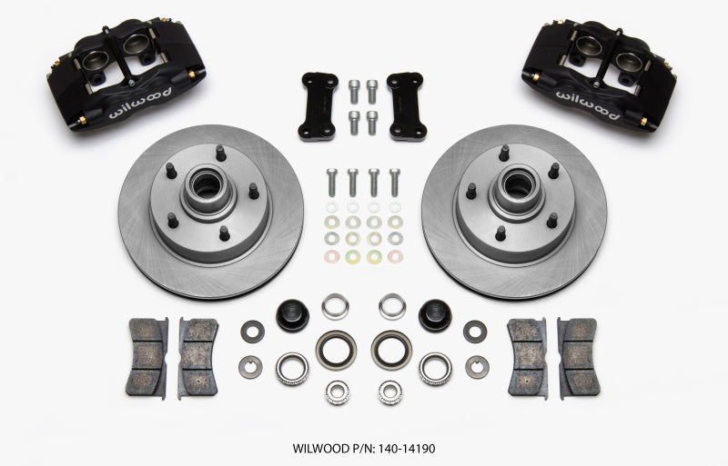 Wilwood Forged Dynalite Front Kit 11.72in 1 PC Rotor&Hub Ford F100 1948-1956 140-14190 140-14190 Photo - Primary